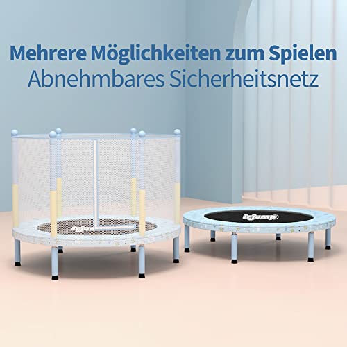 Lejump Kinder Trampolin, Jungen und Mädchen Kind T Trampolin mit Netz, Indoor Trampolin Spielzeug Trampolin, Kleinkinder Trampolin Kinderspielzeug für Boys und Girls - 5